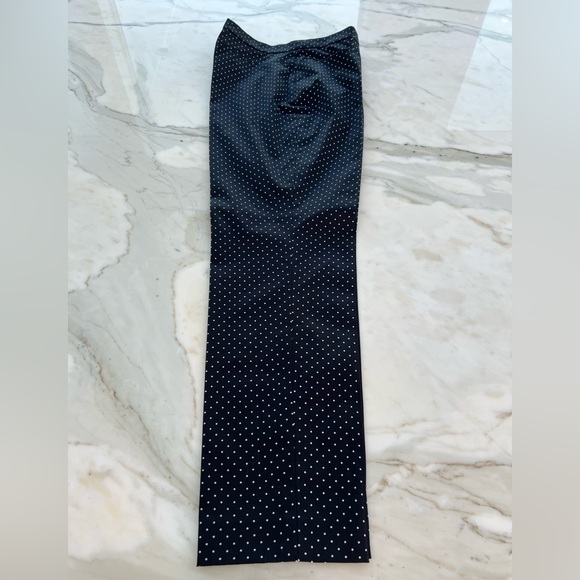 AKRIS PUNTO FRANCA BLACK & CREAM POLKA DOT COTTON TROUSERS IT 44 / US 8 NWTS! - Picture 8 of 16